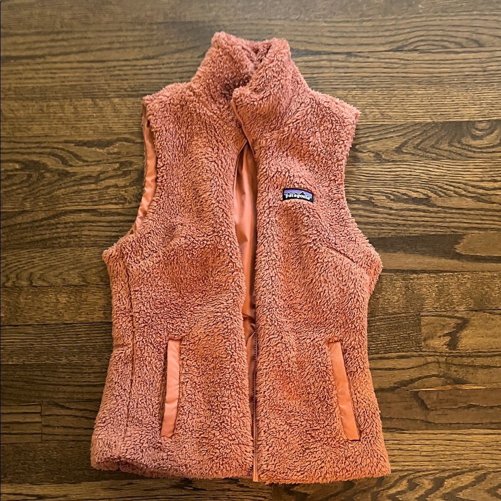 Patagonia burnt orange Fleece Vest size Small